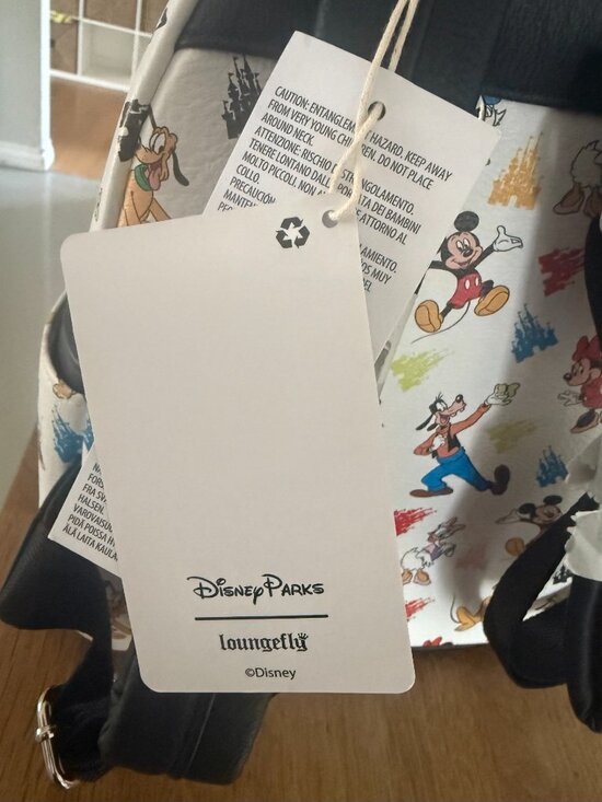 Loungefly Disney Parks Mickey and Friends Mini Backpack Brand New with Tags